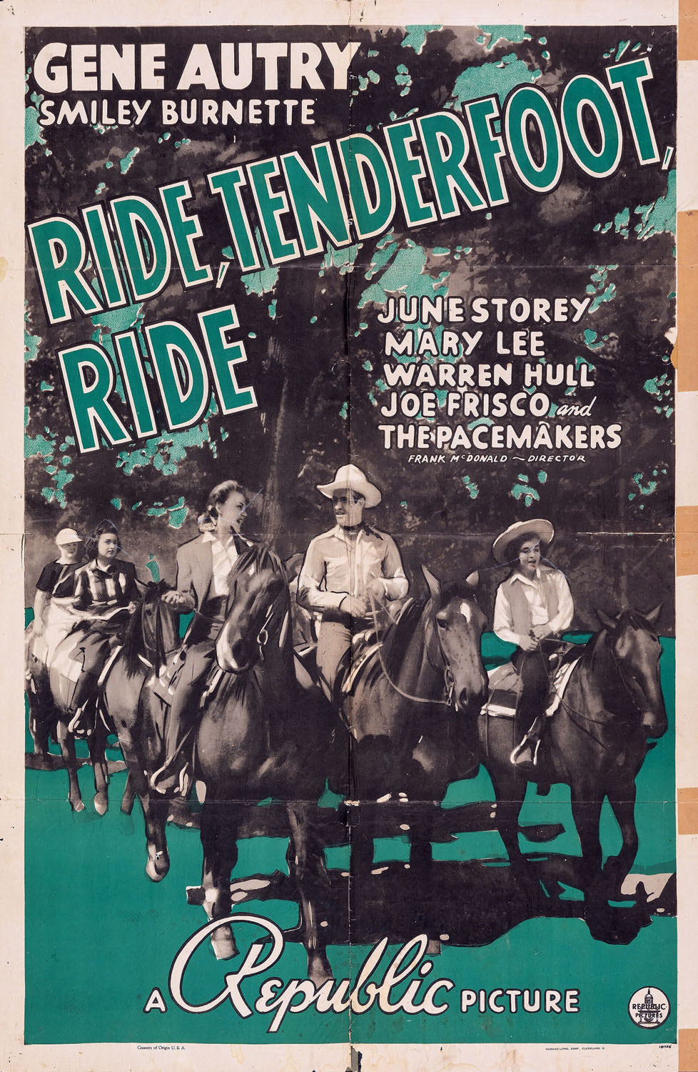 RIDE, TENDERFOOT, RIDE